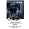 ASTUCCIO METALLO assortimento REMBRANT CHARCOAL SET LYRA