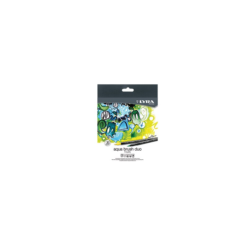 ASTUCCIO 12 PENNARELLI AQUA BRUSH DUO LYRA