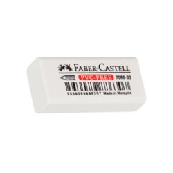 GOMMA MINI IN VINILE BIANCA PER MATITA FABER CASTELL - Conf da 30 pz.