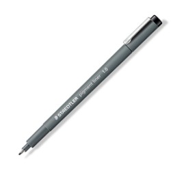 Pennarello Pigment Liner 308 nero 1,0mm Staedtler - Conf da 10 pz.