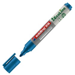 MARCATORE BLU PER LAVAGNE BIANCHE EDDING 28 ECOLINE TRATTO 1,5 - 3,00mm - Conf da 10 pz.