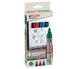BUSTA 4 MARCATORE PER LAVAGNE BIANCHE EDDING 28 ECOLINE COL. ASSORTITI