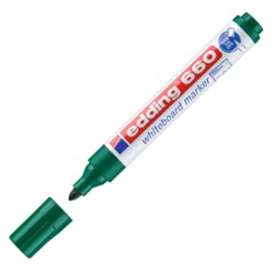 MARCATORE VERDE PER LAVAGNE BIANCHE EDDING 660 TRATTO 1,5 - 3,00mm - Conf da 10 pz.