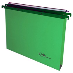 CARTELLA SOSPESA CASSETTO 39/U-3cm VERDE JOKER BERTESI - Conf da 25 pz.