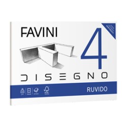 ALBUM FAVINI 4 33X48CM 220GR 20FG RUVIDO - Conf da 5 pz.