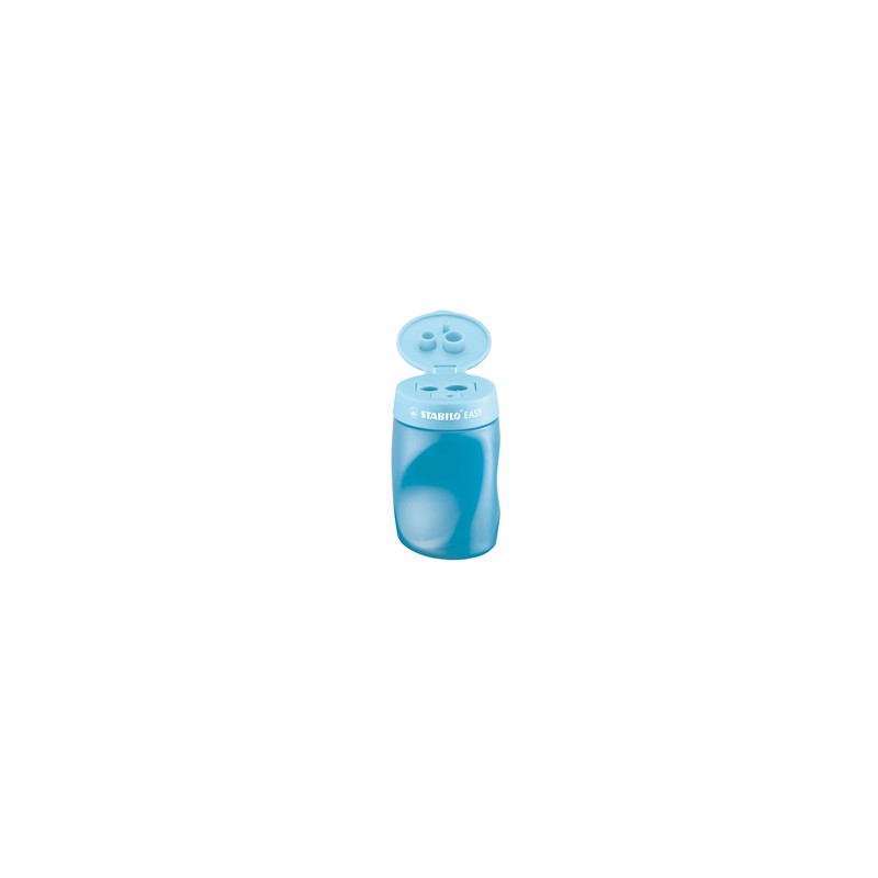 TEMPERAMATITE EASY 3 FORI C/CONTENITORE ERGONOMICO BLU PER DESTRIMANI STABILO