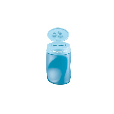 TEMPERAMATITE EASY 3 FORI C/CONTENITORE ERGONOMICO BLU PER DESTRIMANI STABILO