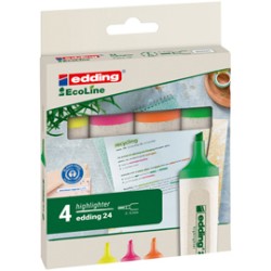 ASTUCCIO 4 EVIDENZIATORE 24 ECOLINE EDDING