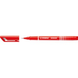 FINELINER STABILO SENSOR PUNTA 0.3MM ROSSO - Conf da 10 pz.