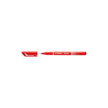 FINELINER STABILO SENSOR PUNTA 0.3MM ROSSO - Conf da 10 pz.