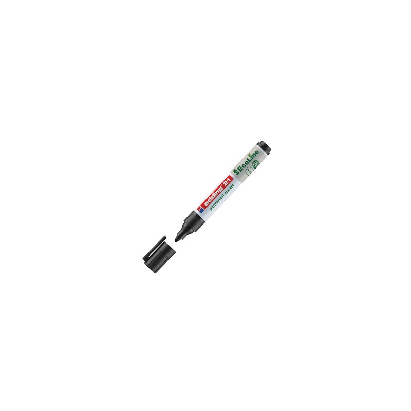 MARCATORE PERMANENTE 21 ECOLINE P.CONICA NERO EDDING - Conf da 10 pz.