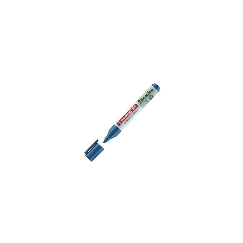 MARCATORE PERMANENTE 21 ECOLINE P.CONICA BLU EDDING - Conf da 10 pz.