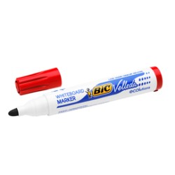 MARCATORE P.TONDA 1.5MM ROSSO Whiteboard VELLEDA - Conf da 12 pz.
