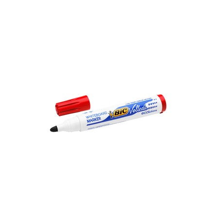 MARCATORE P.TONDA 1.5MM ROSSO Whiteboard VELLEDA - Conf da 12 pz.
