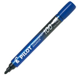 MARCATORE PERMANENTE 100 BLU P.TONDA 4.5MM PILOT - Conf da 12 pz.