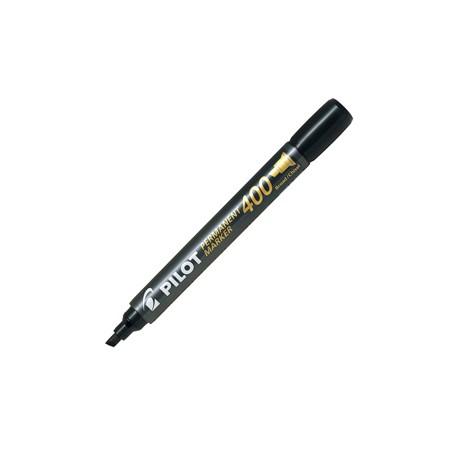 MARCATORE PERMANENTE 400 NERO P.SCALPELLO 4.5MM PILOT - Conf da 12 pz.