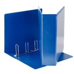Raccoglitore DISPLAY MAXI 22x30cm 4Q H65mm blu personalizzabile ESSELTE