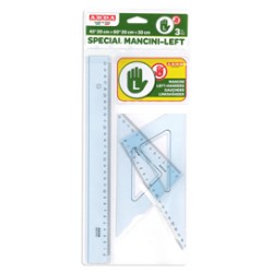 SET DISEGNO PER MANCINI RIGA 30CM E SQUADRE DA 45 ARDA