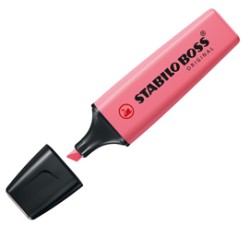 EVIDENZIATORE STABILO BOSS PASTEL Rosa Antico 70/129 - Conf da 10 pz.