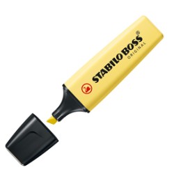 EVIDENZIATORE STABILO BOSS PASTEL Giallo Banana 70/144 - Conf da 10 pz.