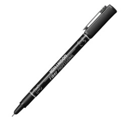 FINELINER PROFESSIONAL FIBER NERO 0,3MM - Conf da 10 pz.