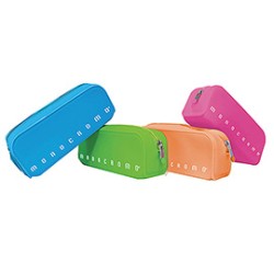 Bustina silicone Soft Touch 80x200x60mm colori assortiti fluo Monocromo Pigna - Conf da 12 pz.