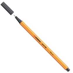 PENNARELLO STABILO POINT 88/97 grigio nerastro - Conf da 10 pz.