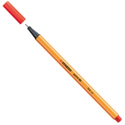 PENNARELLO STABILO POINT 88/48 rosso chiaro - Conf da 10 pz.