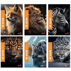 Maxiquaderno A4 36fg+2 100gr 4mm WILD Be More BM - Conf da 10 pz.
