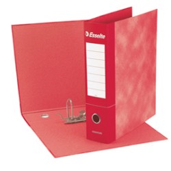 Registratore ESSENTIALS G72 rosso dorso 5cm f.to commerciale ESSELTE - Conf da 8 pz.