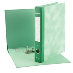 Registratore ESSENTIALS G74 verde dorso 5cm f.to protocollo ESSELTE - Conf da 8 pz.