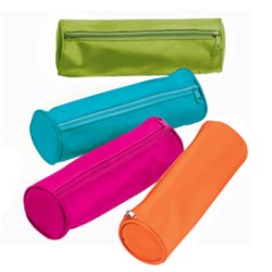 Astuccio con cerniera in colori assortiti - Conf da 12 pz.