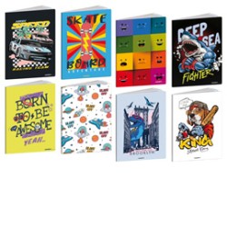 Maxiquaderno A4 20fg+1 80gr 5mm Kid Boy Blasetti - Conf da 10 pz.