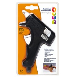 Pistola mini per colla a caldo 20W incl. 2 stick DECO