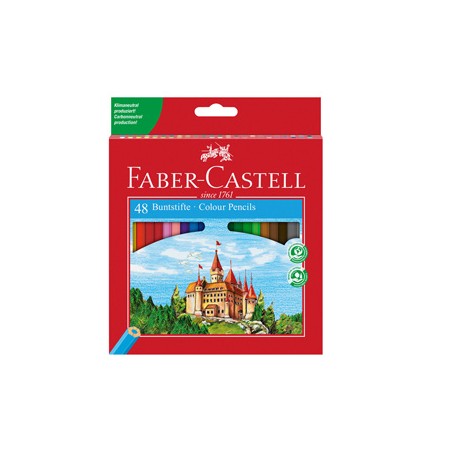 Astuccio 48 matite colorati eco Il Castello Faber Castell