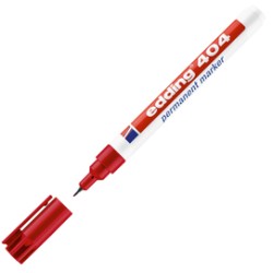 Marcatore permanente extra-fine Edding 404 punta 0,75mm rosso - Conf da 10 pz.