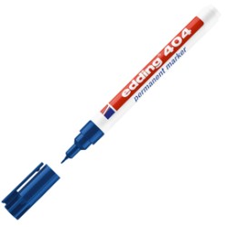 Marcatore permanente extra-fine Edding 404 punta 0,75mm blu - Conf da 10 pz.