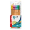 Astuccio 8 pennarelli Point 88 colori pastel assortiti 88/8-01 Stabilo