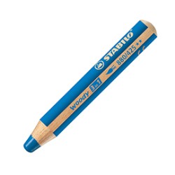 PASTELLO WOODY 3in1 880/425 blu scuro STABILO - Conf da 5 pz.