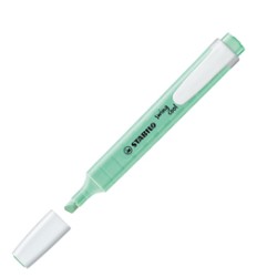 Evidenziatore SWING COOL pastel verde menta STABILO 275/116-8 - Conf da 10 pz.