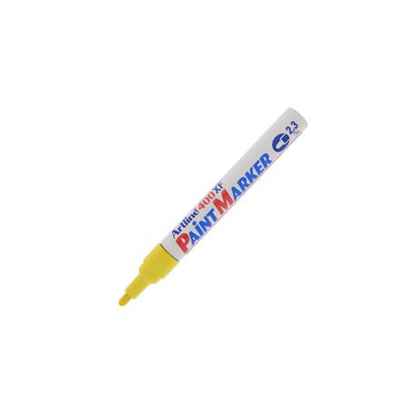 Marcatore artline A 400 punta tonda a vernice giallo