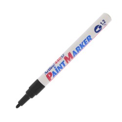 Marcatore artline A 440 punta tonda fine a vernice nero