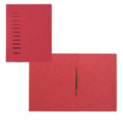 Cartellina rossa in cartone con pressino fermafogli A4 PAGNA - Conf da 25 pz.