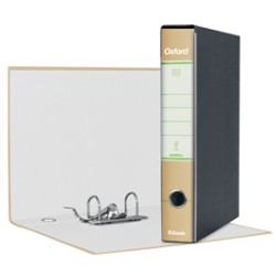 Registratore OXFORD GREEN G84 avana dorso 5cm f.to protocollo ESSELTE - Conf da 8 pz.