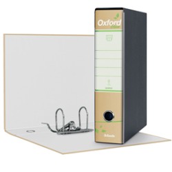 Registratore OXFORD GREEN G85 avana dorso 8cm f.to protocollo ESSELTE - Conf da 6 pz.