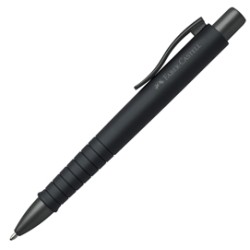 Penna a sfera 0,7mm Poly Ball Urban fusto all black Faber Castell
