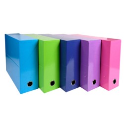 Scatola progetto Iderama 5 colori assortiti tenui D90 Exacompta - Conf da 5 pz.