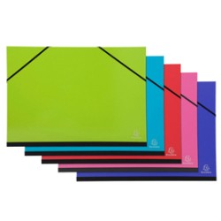 Cartella porta disegni c/elastici f.to A3 Iderama Exacompta - Conf da 5 pz.