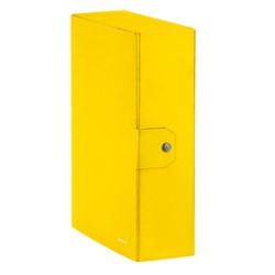 Scatola progetto WOW dorso 10cm giallo LEITZ - Conf da 5 pz.