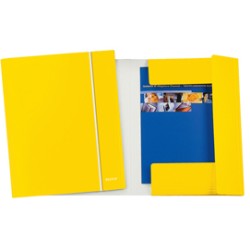 Cartellina c/elastico WOW giallo 25X35cm - Conf da 5 pz.